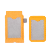 Telefoonhoesje met vakje, wol vilt Telefoonhoesje met vakje, wol vilt