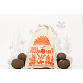 10 Seedbombs in eco katoenen zakje 10 Seedbombs in eco katoenen zakje
